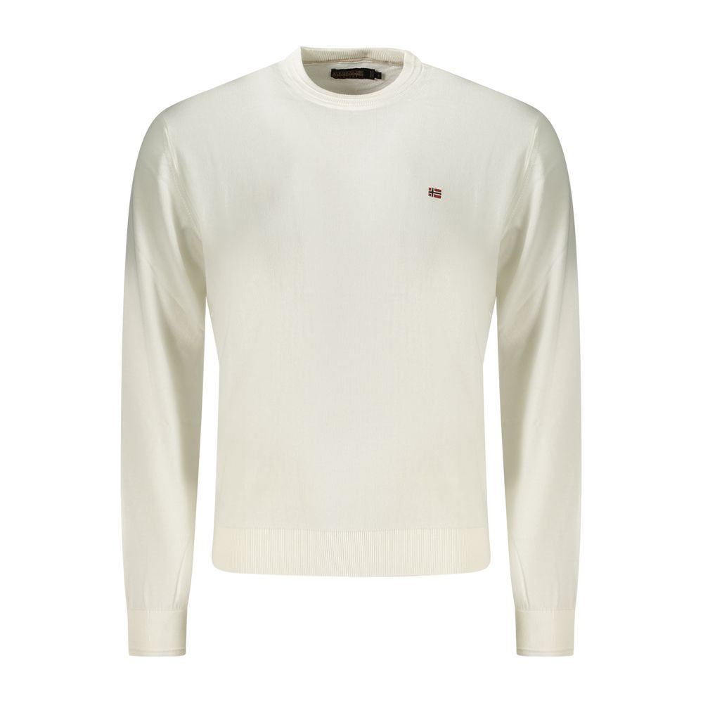 White Cotton Men Shirt - ventzia