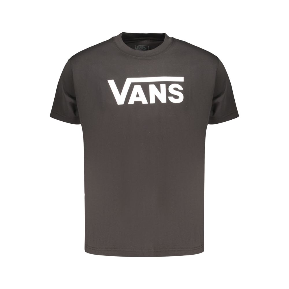 Black Cotton Men T-Shirt - ventzia