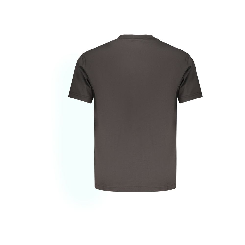 Black Cotton Men T-Shirt - ventzia