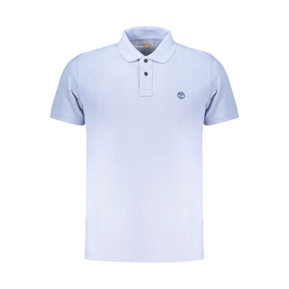 Azzurro Cotton Men Polo Shirt - ventzia