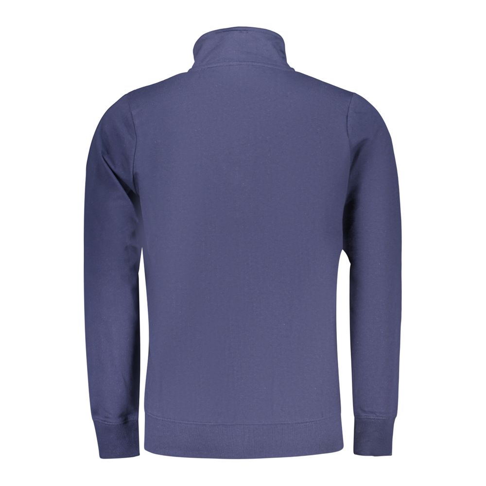 Blue Cotton Men Sweatshirt - ventzia