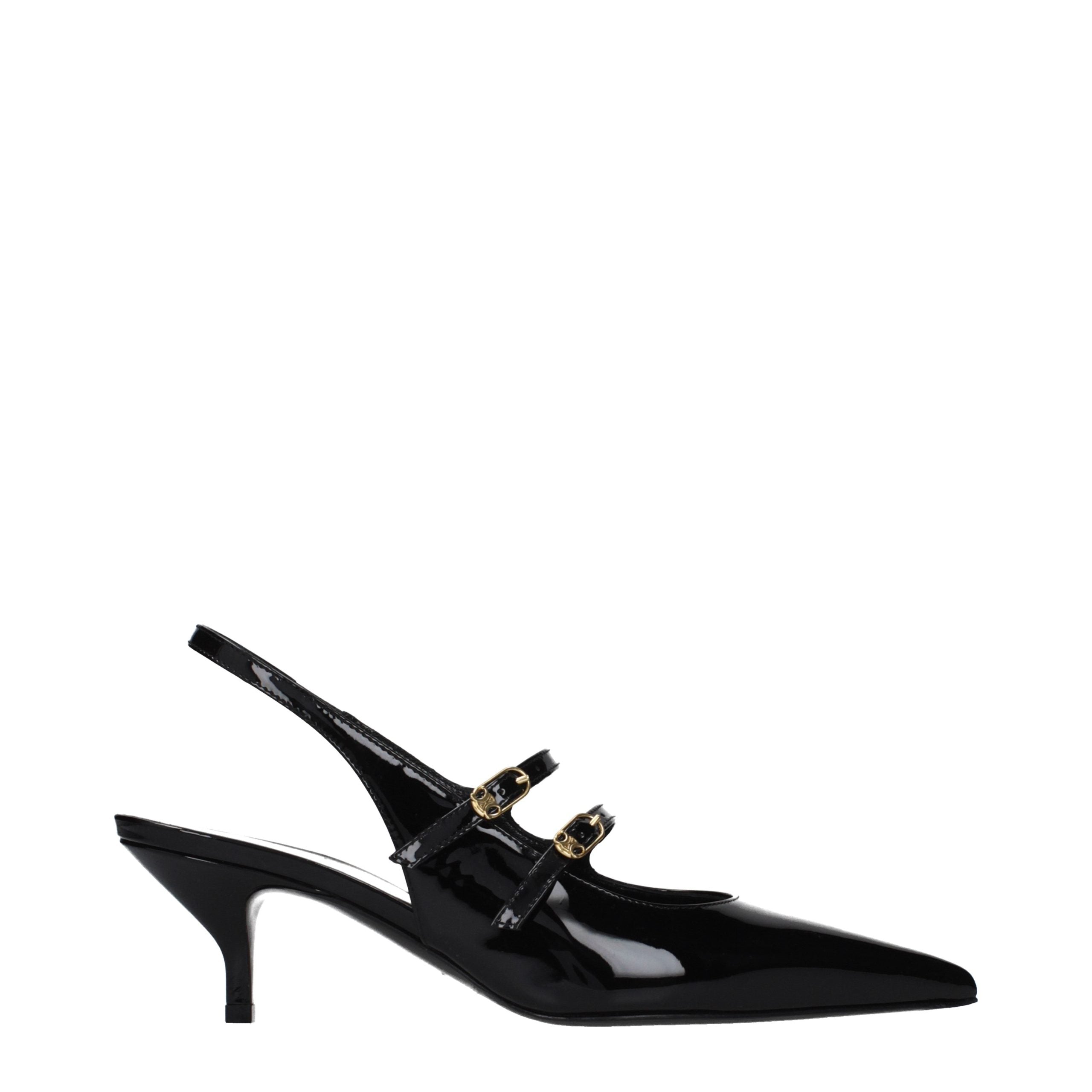 Black Leather Sandals - ventzia