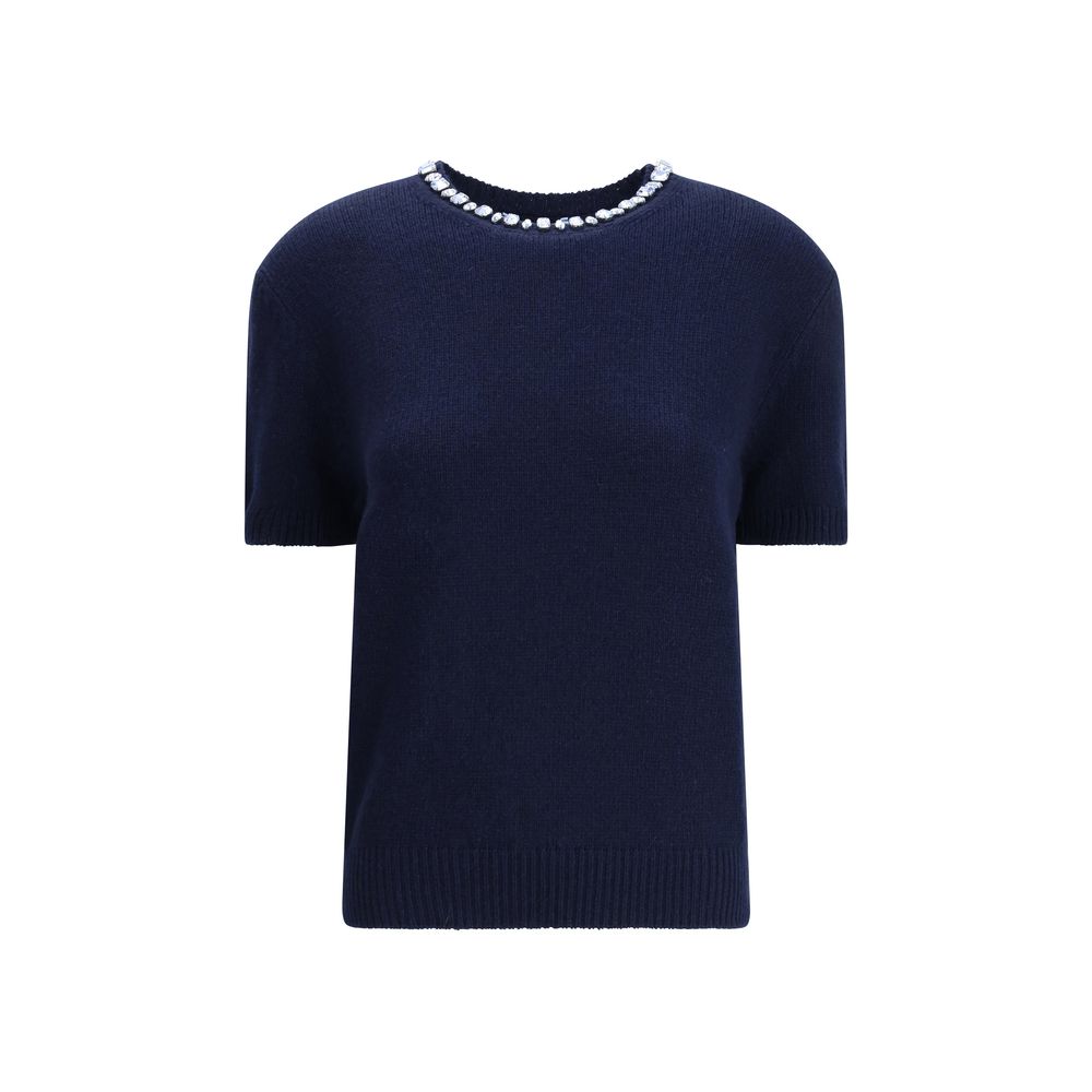 Blue Fleece Wool Sweatshirt - ventzia