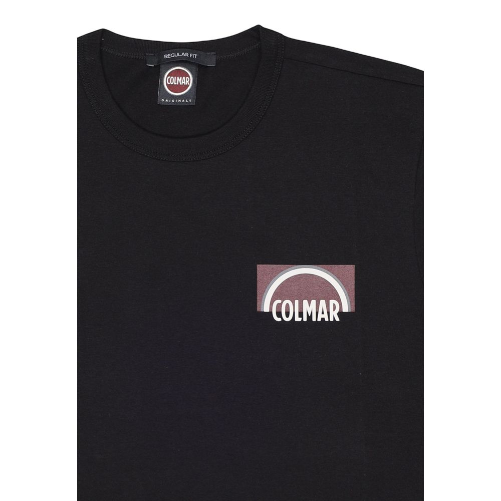 Black Cotton T-Shirt - ventzia