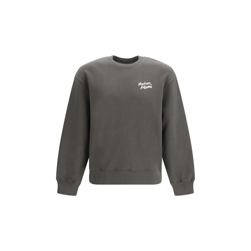 Brown Cotton Sweatshirt - ventzia