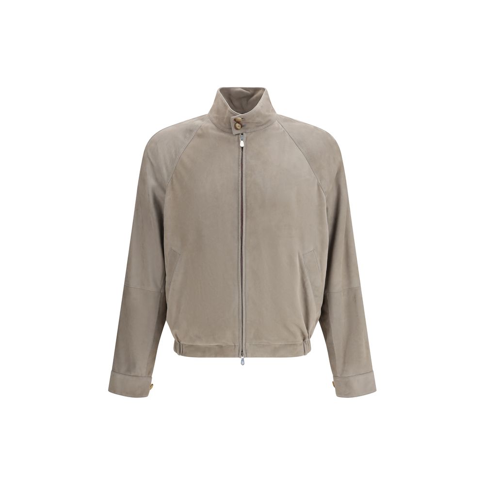 Bicolor Leather Jacket - ventzia