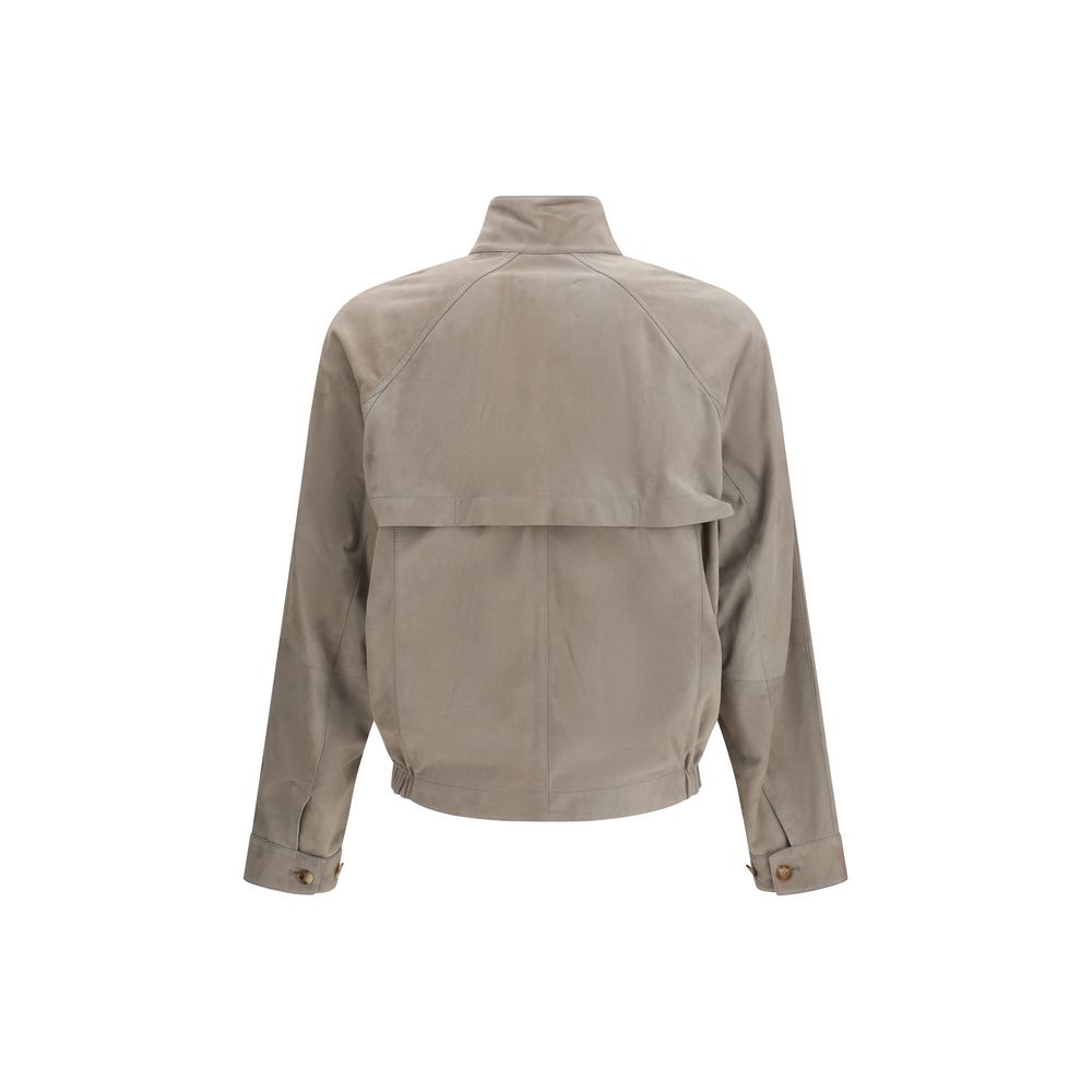 Bicolor Leather Jacket - ventzia