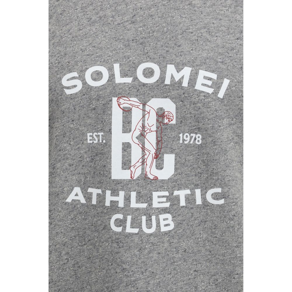 Gray Cotton Sweatshirt - ventzia