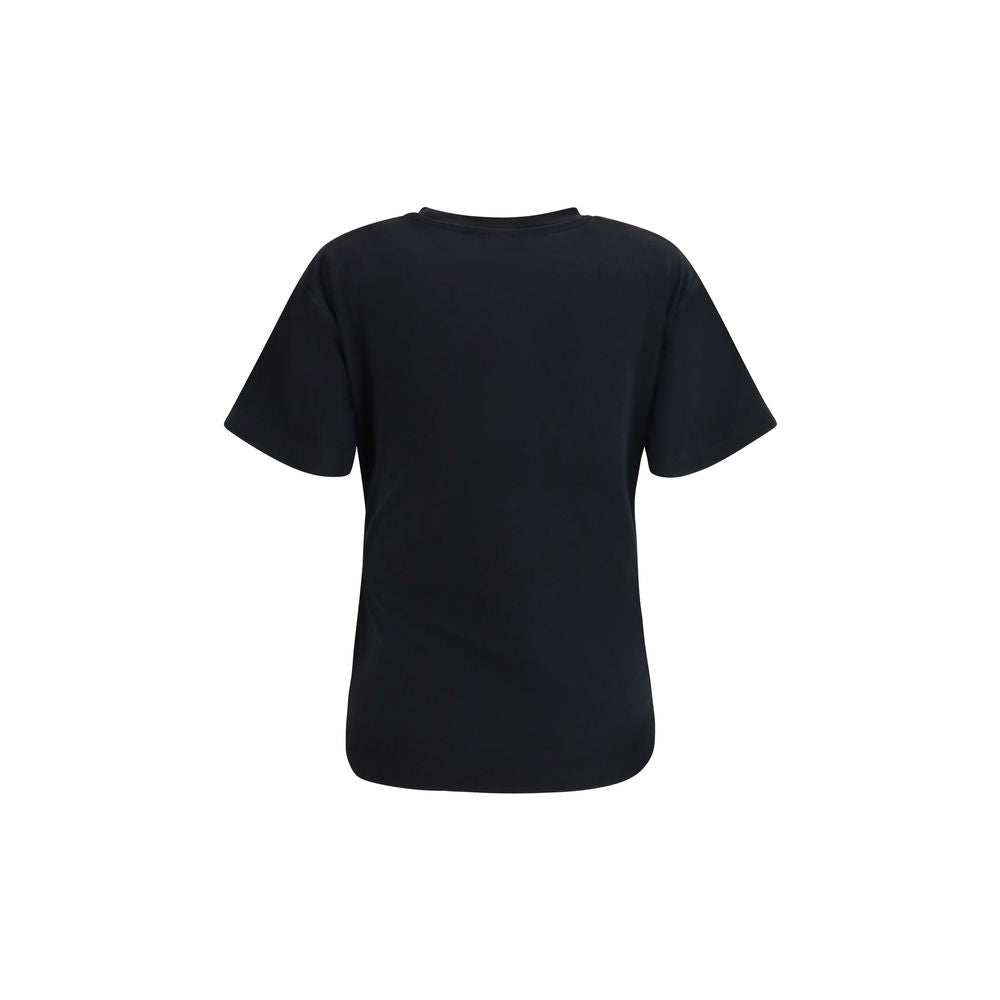 Black Cotton T-Shirt - ventzia