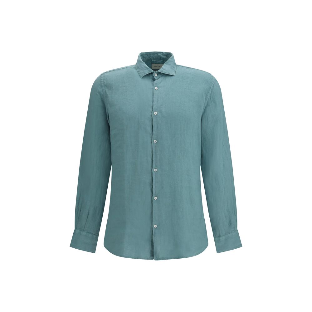 Bicolor Linen Shirt - ventzia