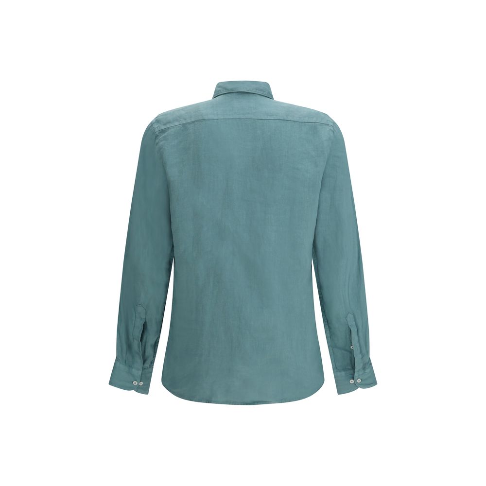 Bicolor Linen Shirt - ventzia