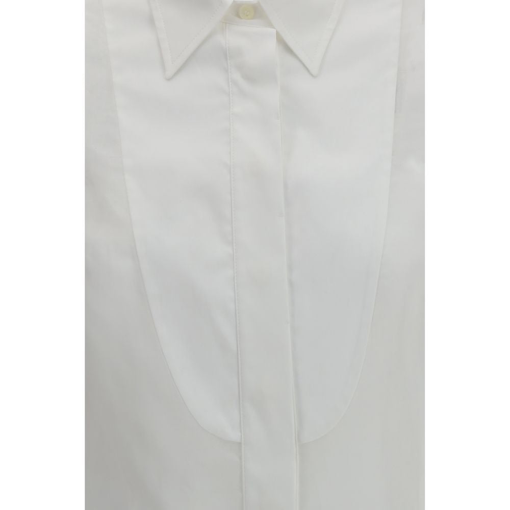 White Cotton Blouse - ventzia