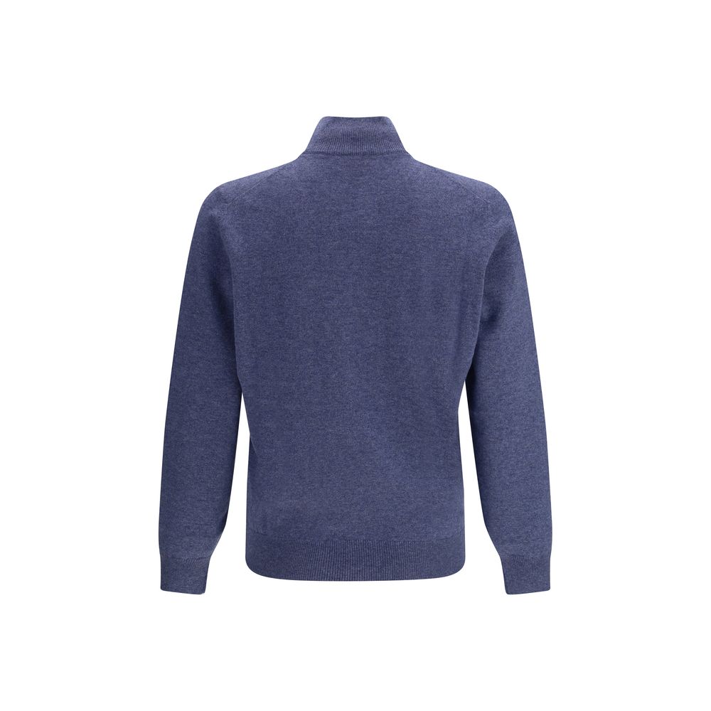 Blue Cashmere Sweater - ventzia