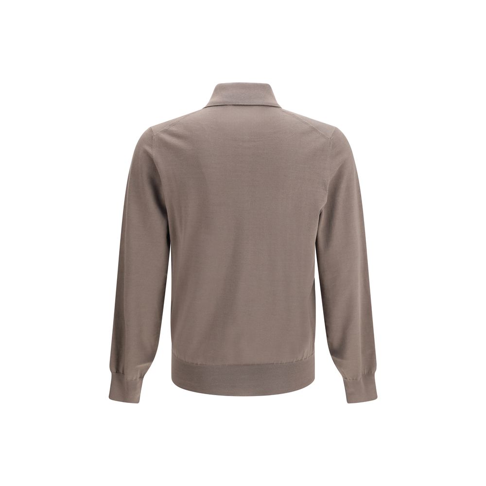 Brown Cotton Shirt - ventzia