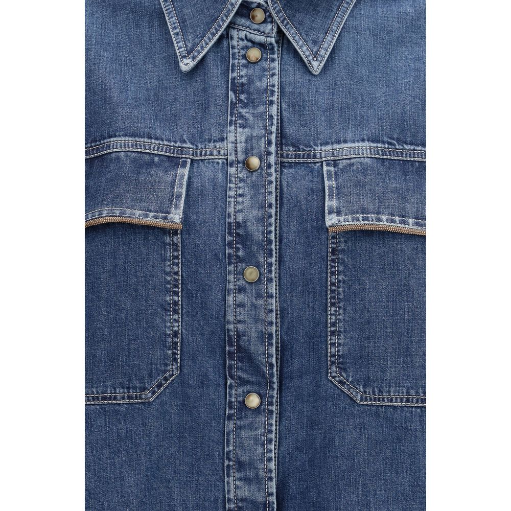 Blue Denim Shirt - ventzia