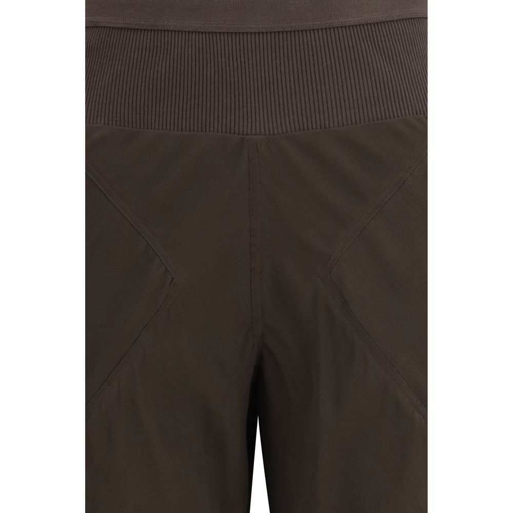 Brown Silk Casual Pants - ventzia