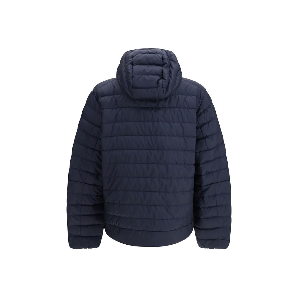 Blue Recycled Polyester Shell Jacket - ventzia