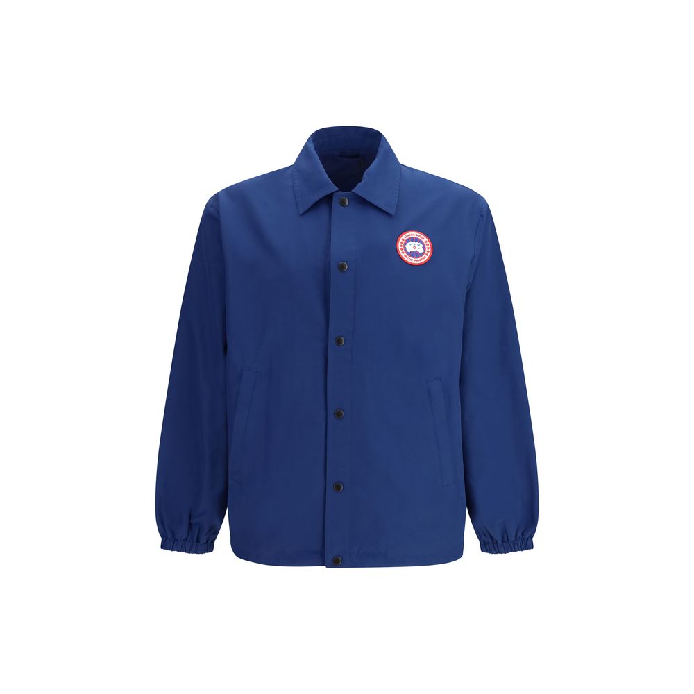 Blue Cotton Coat - ventzia
