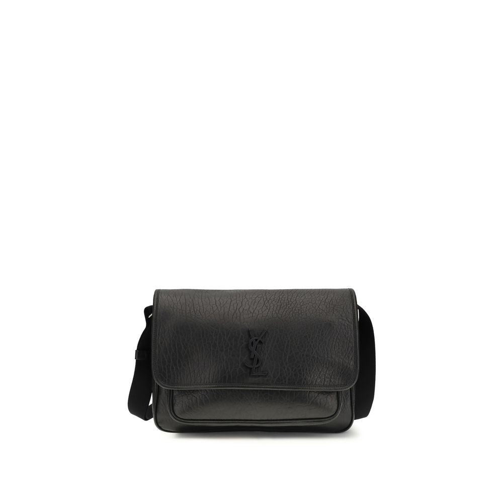 Black Calf Leather Bos Taurus Wallet - ventzia