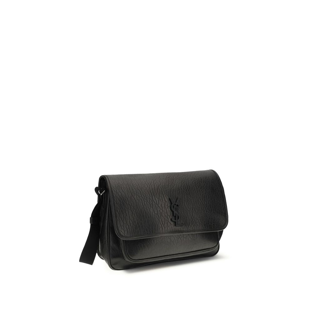 Black Calf Leather Bos Taurus Wallet - ventzia