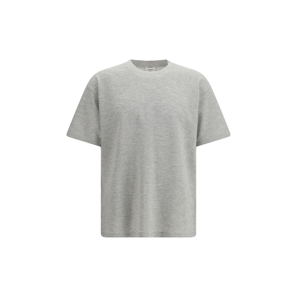 Gray Cotton T-Shirt - ventzia