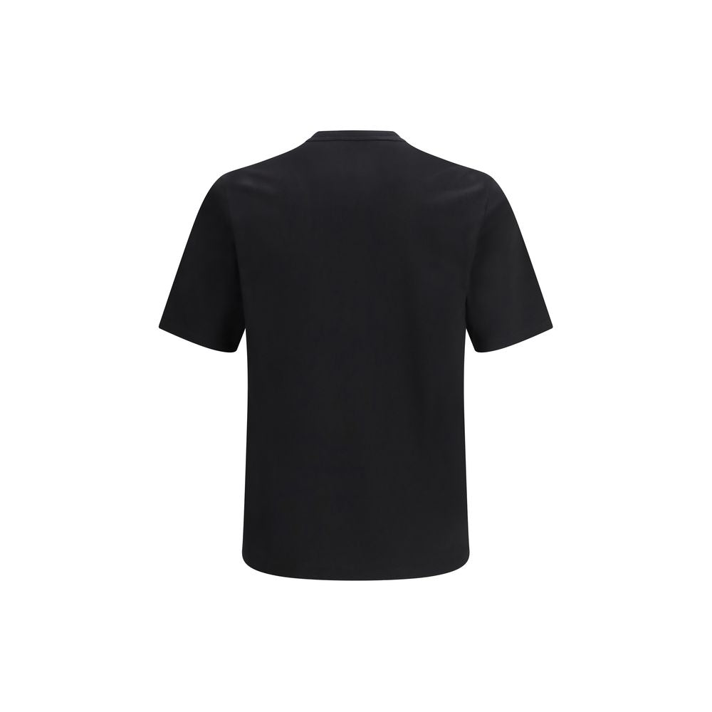 Black Cotton T-Shirt - ventzia
