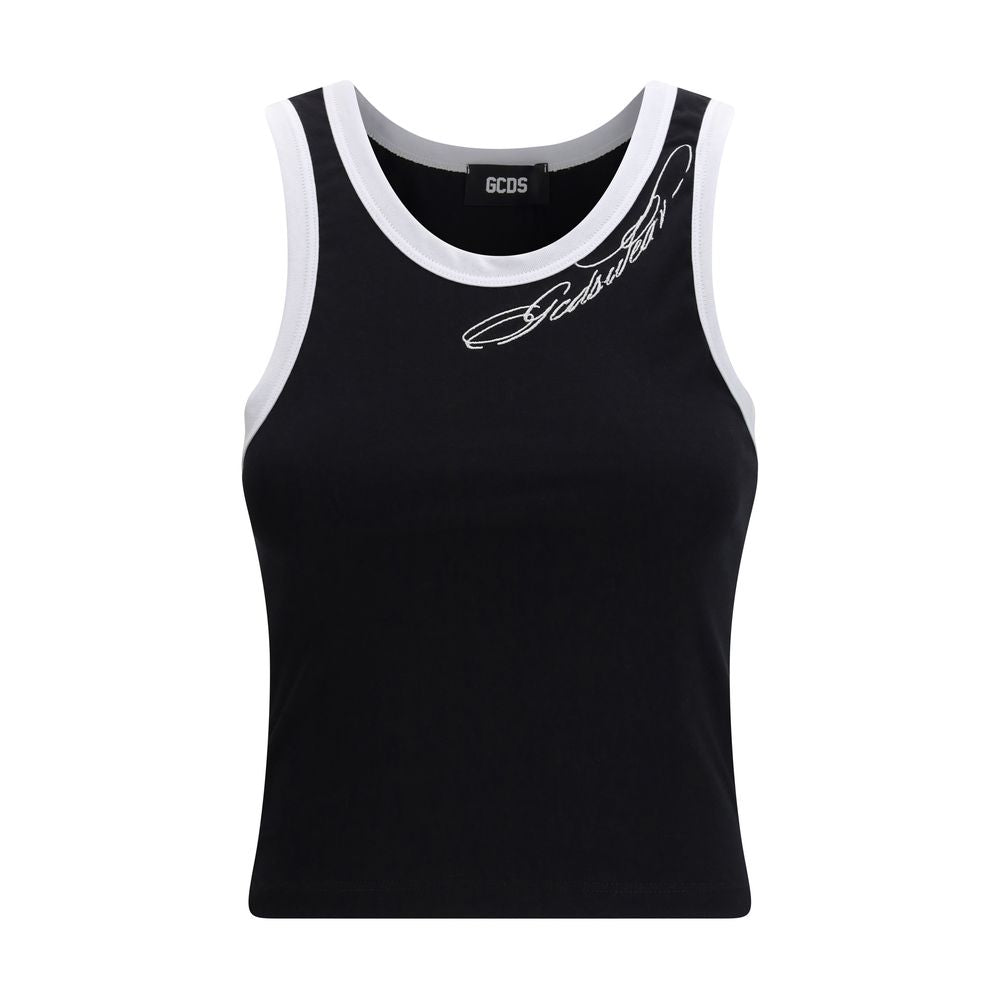 Black Cotton Tank Tops - ventzia