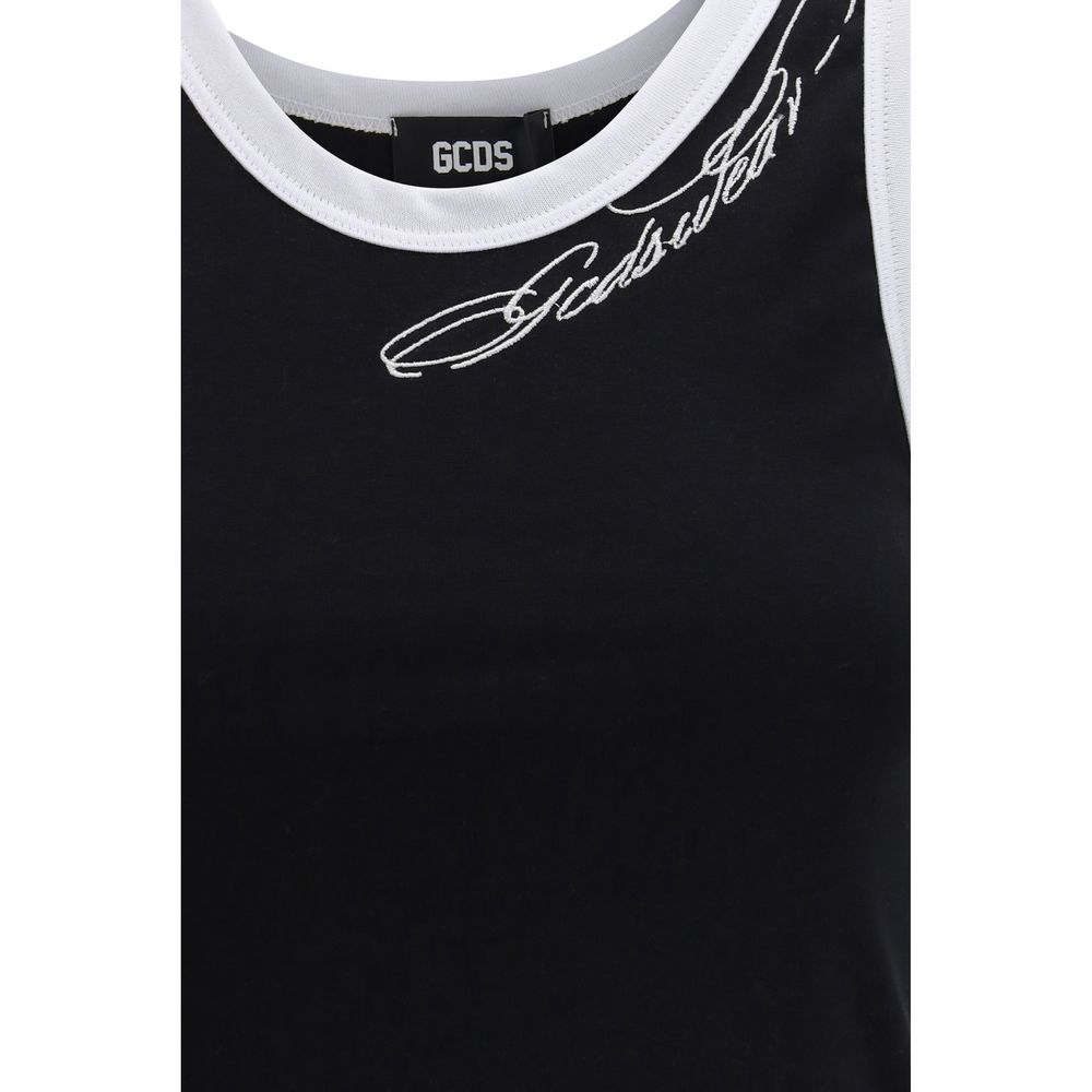 Black Cotton Tank Tops - ventzia