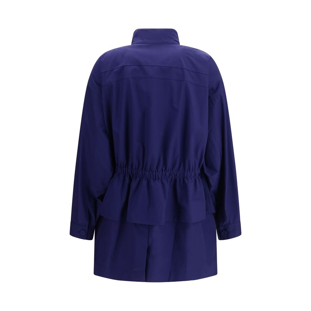 Blue Cotton Parka - ventzia