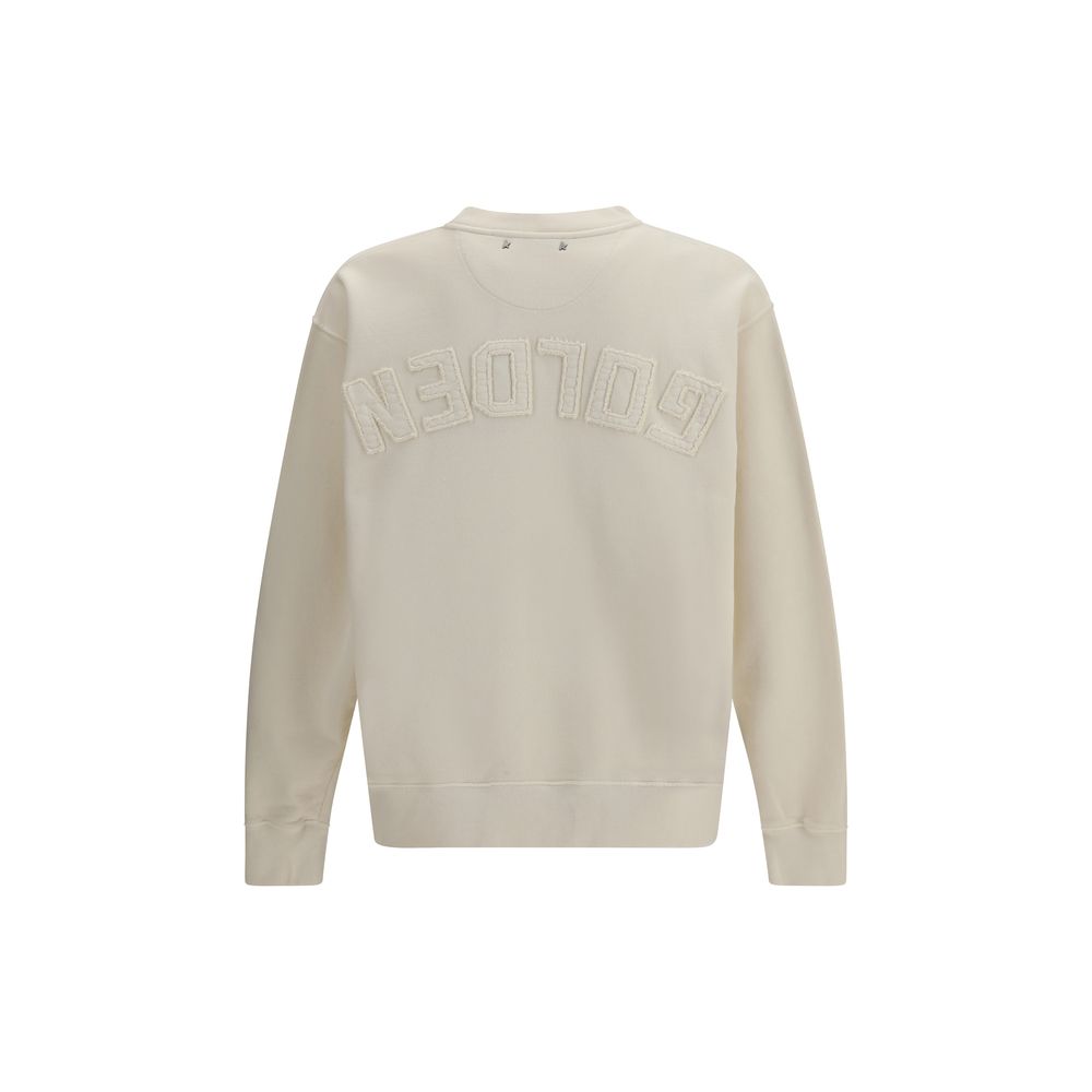 Beige Cotton Sweatshirt - ventzia