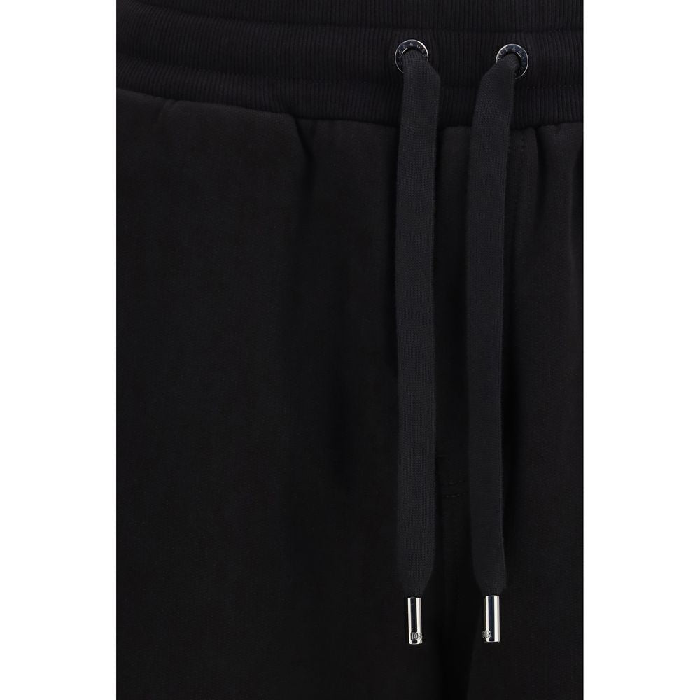 Black Cotton Casual Pants - ventzia