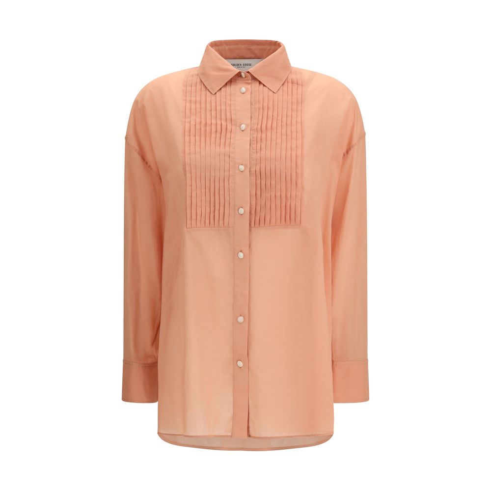 Brown Cotton Shirt - ventzia