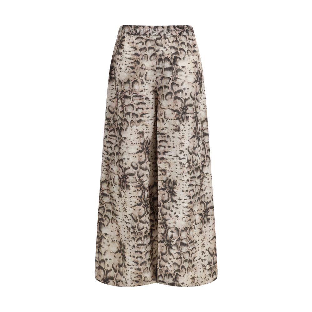Multicolor Cotton Casual Pants - ventzia