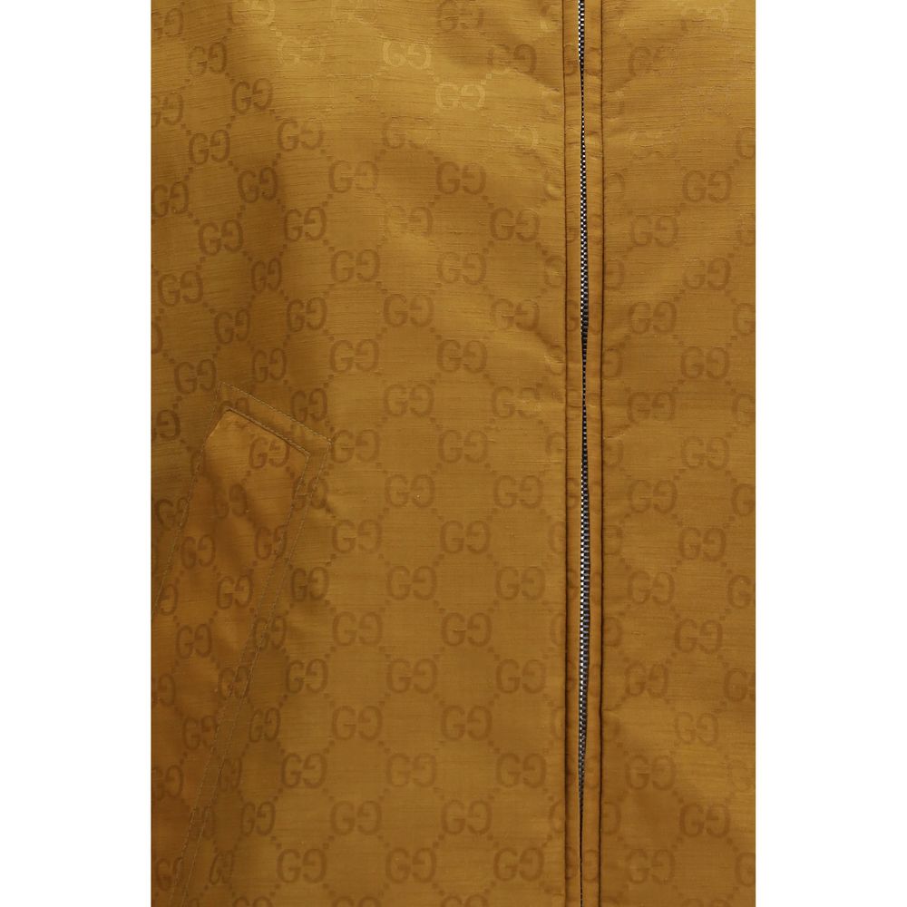 Beige Nylon Shell Jacket - ventzia
