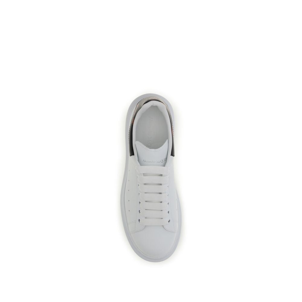 White Calf Leather Bos Taurus Chunky Sneakers - ventzia