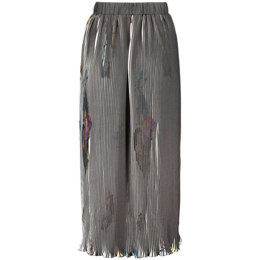Black Polyester Women Skirt - ventzia