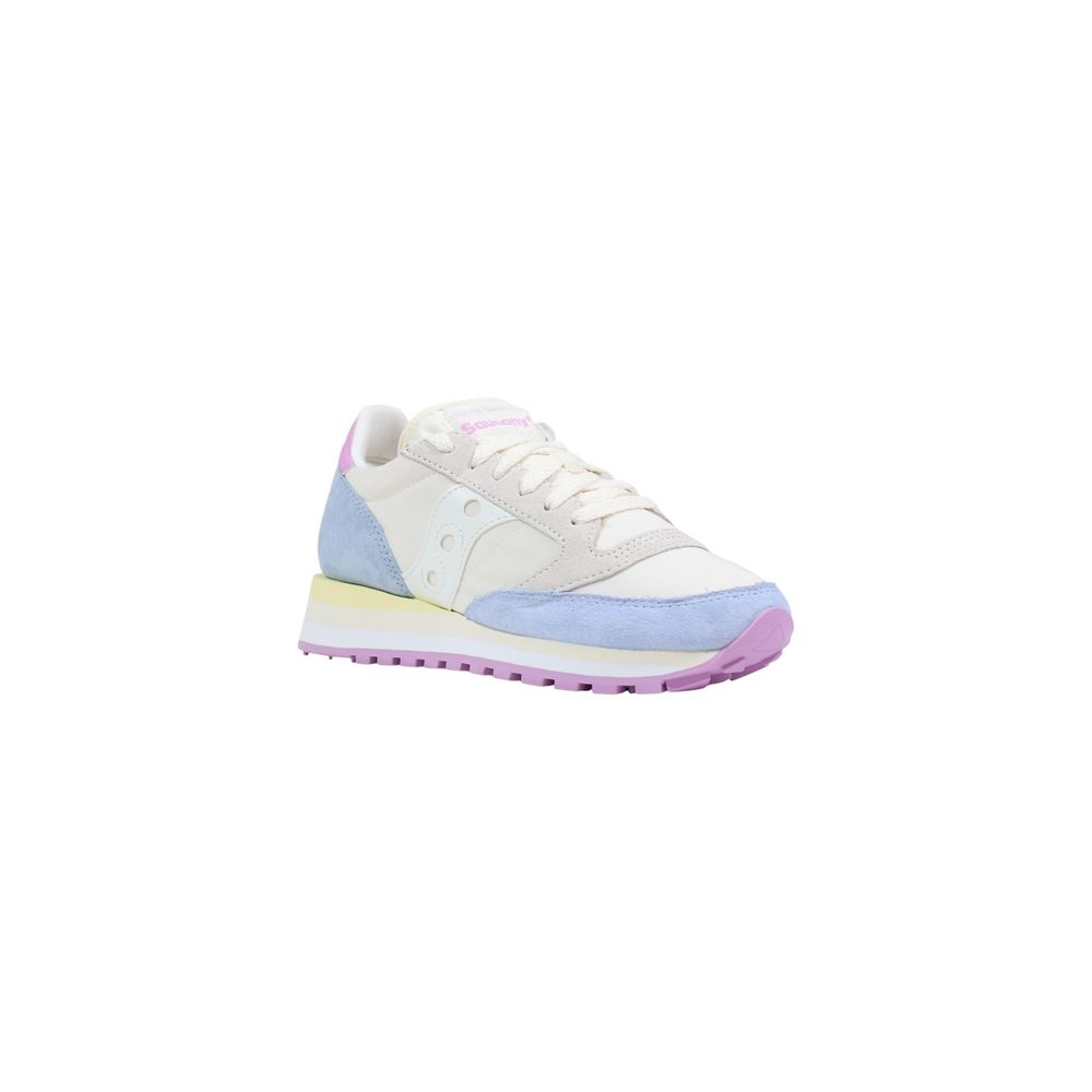 Cream Suede Leather Athletic Sneakers - ventzia