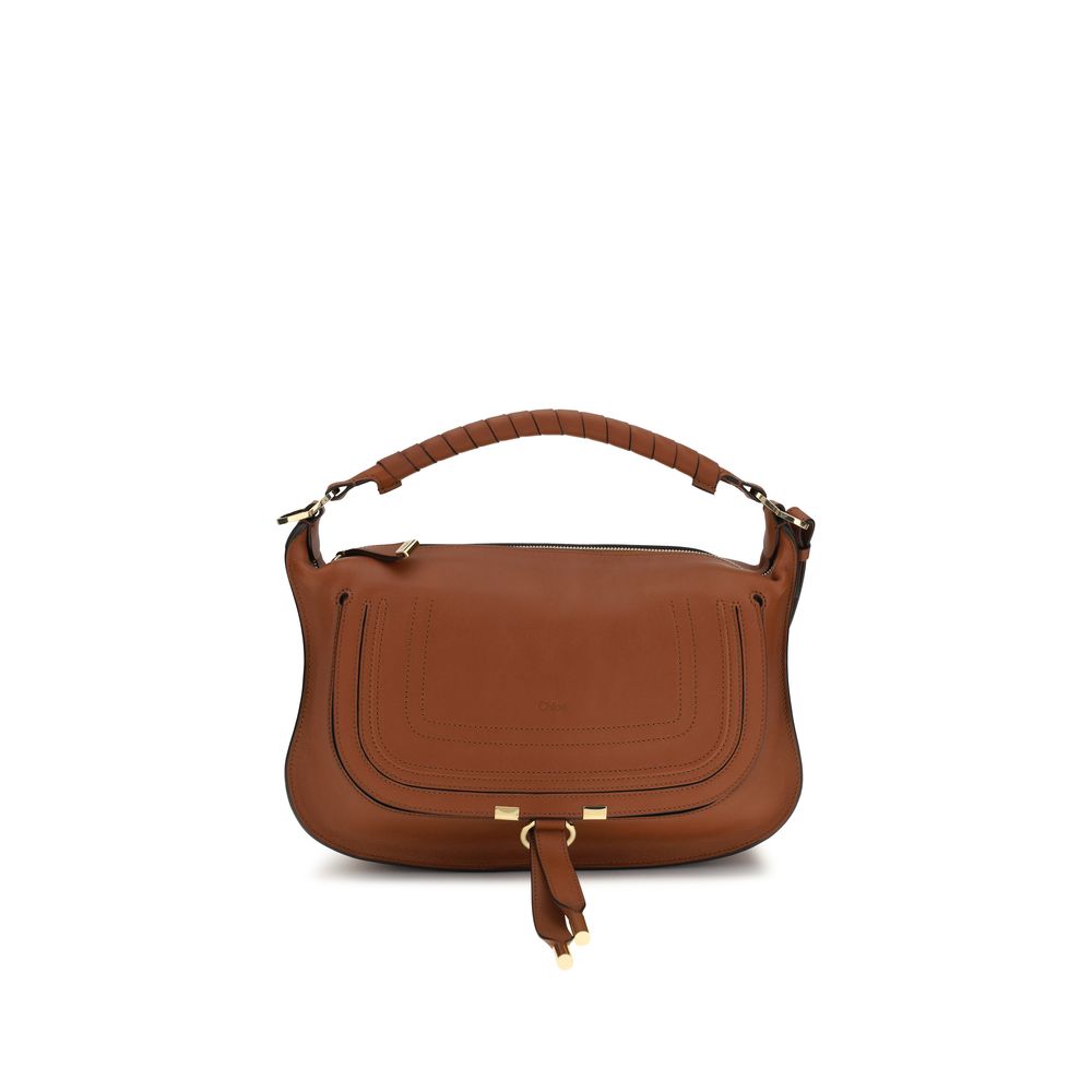 Brown Calf Leather Bos Taurus Shoulder Bag - ventzia