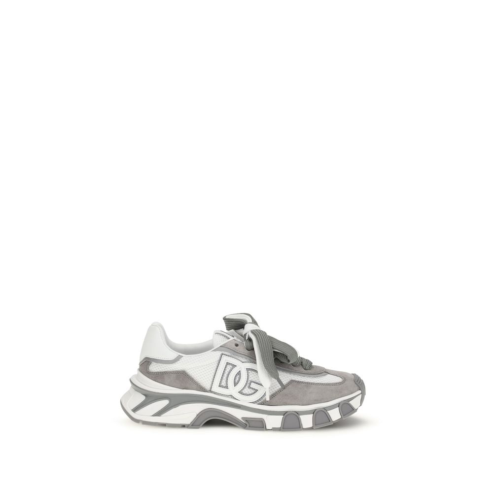 Gray Calf Leather Bos Taurus Athletic Sneakers - ventzia