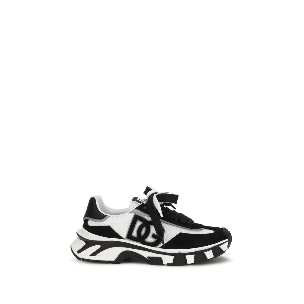 Black Calf Leather Bos Taurus Athletic Sneakers - ventzia