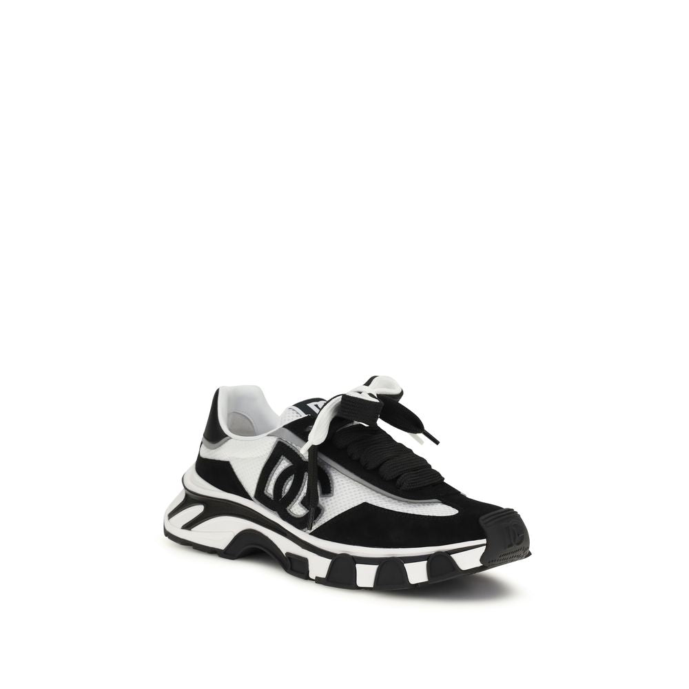 Black Calf Leather Bos Taurus Athletic Sneakers - ventzia