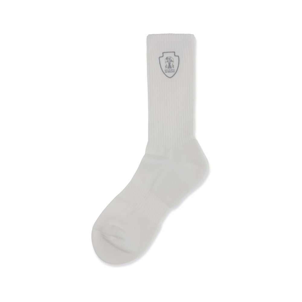 White Cotton Socks - ventzia