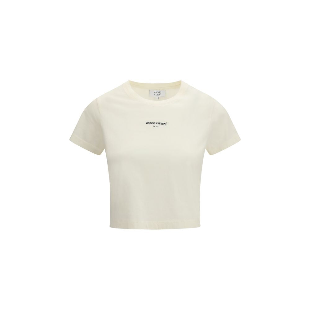 Beige Cotton T-Shirt - ventzia