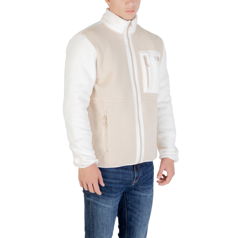 Beige Polyester Sweatshirt - ventzia