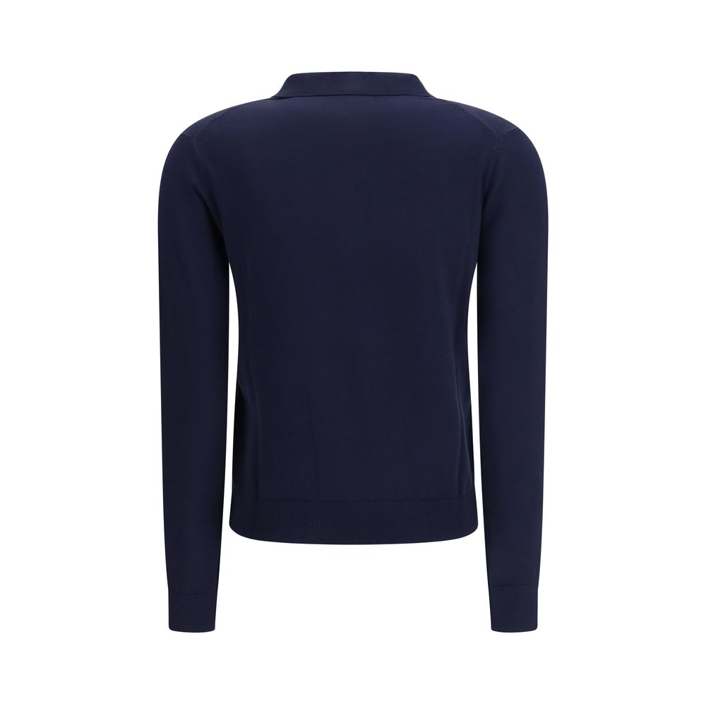 Blue Viscose Sweatshirt - ventzia