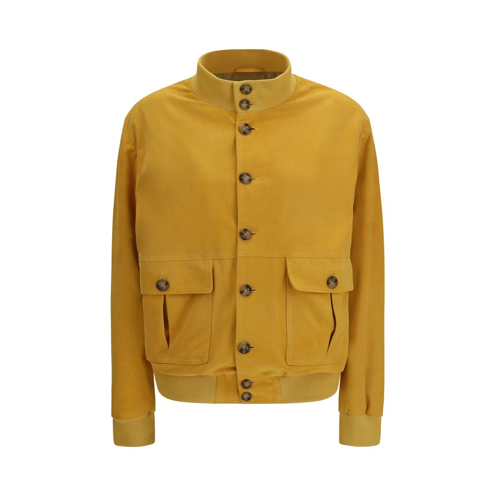 Bicolor Goatskin Bomber - ventzia