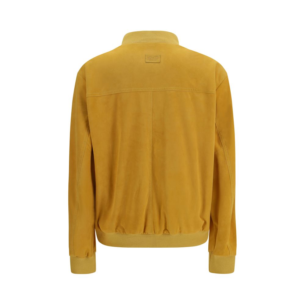 Bicolor Goatskin Bomber - ventzia