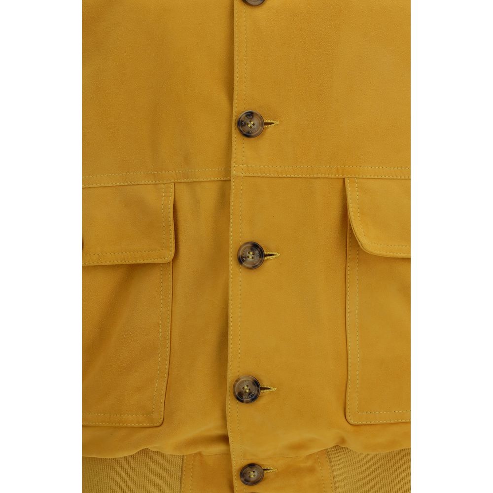 Bicolor Goatskin Bomber - ventzia