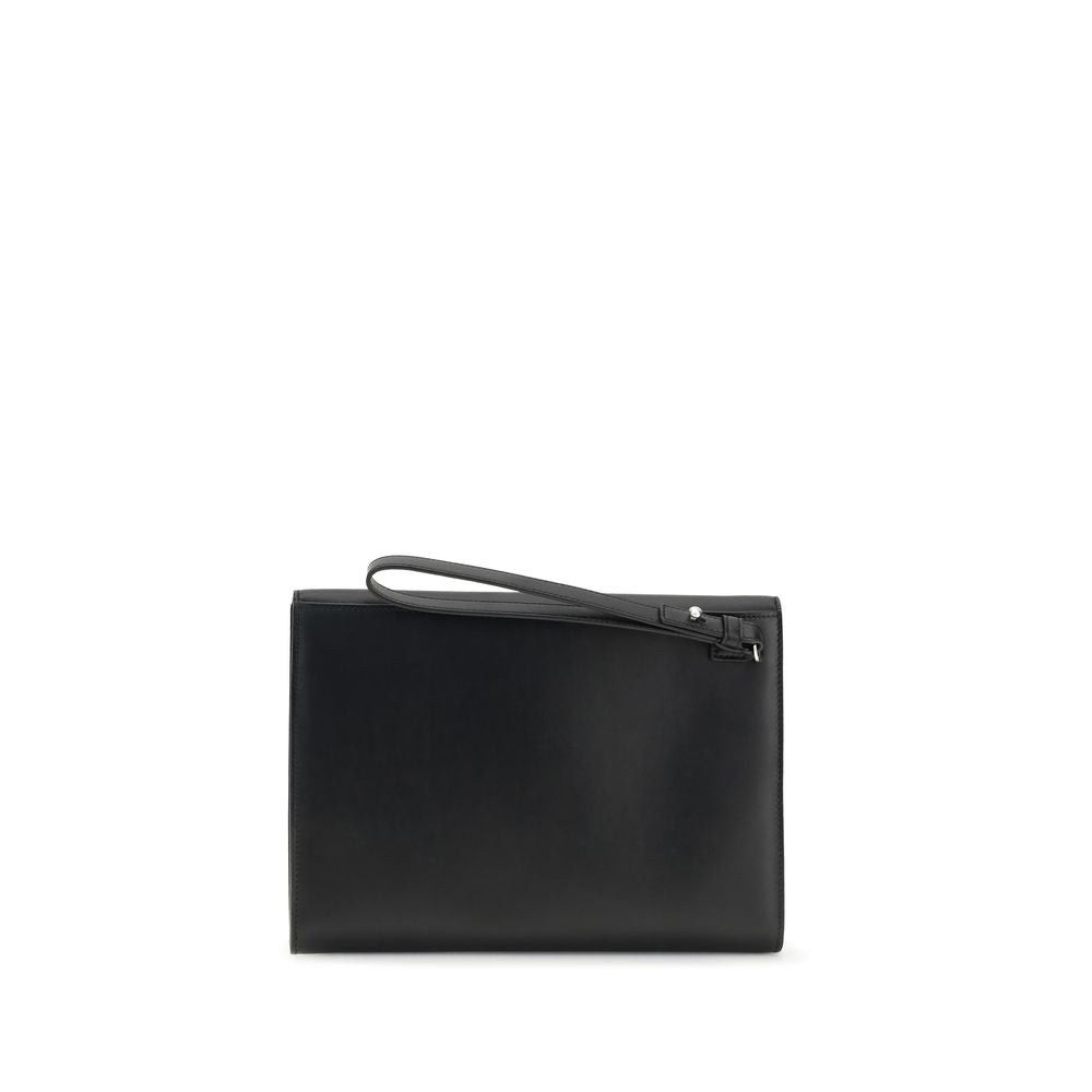 Black Calf Leather Bos Taurus Wallet - ventzia