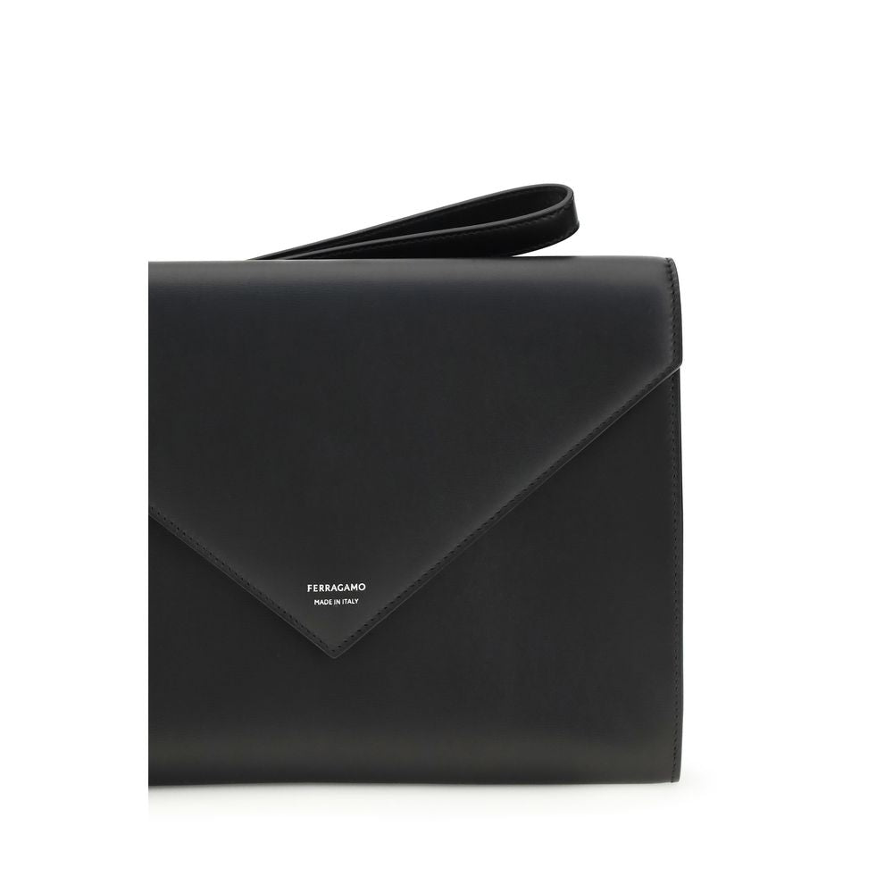 Black Calf Leather Bos Taurus Wallet - ventzia